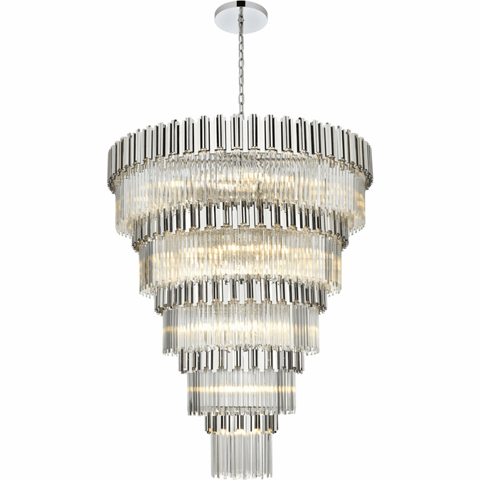 Elegant 3400GR59C Willow Contemporary Chrome Entryway Light Fixture