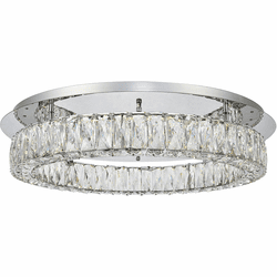 Elegant 3503F26C Monroe Chrome LED Overhead Lighting