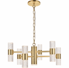 Elegant 5200D26G Vega Contemporary Gold LED 26" Ceiling Chandelier