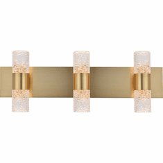 Elegant 5200W24G Vega Contemporary Gold LED Wall Light Fixture