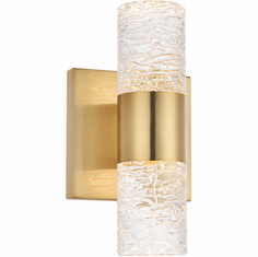 Elegant 5200W5G Vega Contemporary Gold LED Lighting For Bathroom