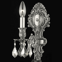 Elegant 9601W5PW-GT-RC Monarch Pewter Wall Sconce