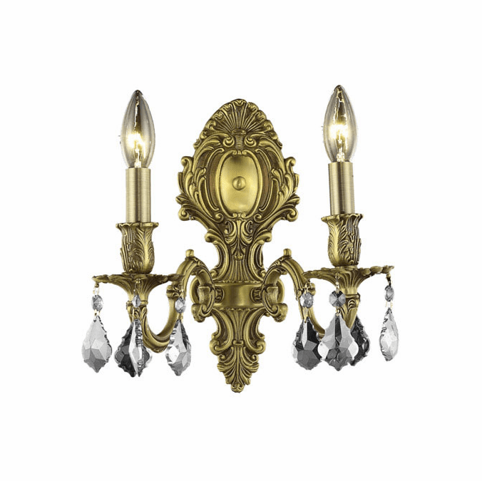 Elegant 9602W10FG-RC Monarch French Gold Light Sconce