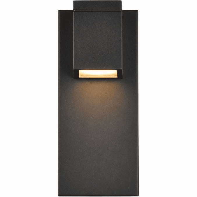 Elegant LDOD4007BK Raine Contemporary Black LED Outdoor Wall Lighting Sconce