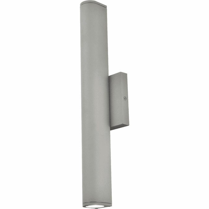 Elegant LDOD4008S Raine Modern Silver LED Outdoor Wall Lighting Fixture