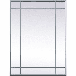 Elegant MR3A3040SIL Viola Modern Silver Wall Mirror