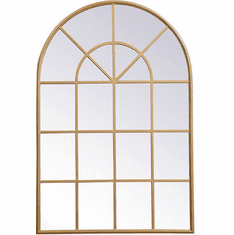 Elegant MR613248BR Motif Brass Mirror