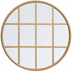 Elegant MR632828BR Motif Brass Wall Mirror