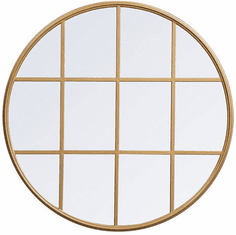 Elegant MR633232BR Motif Brass Mirror