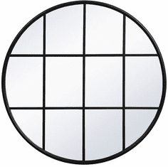 Elegant MR633636BK Motif Black Wall Mounted Mirror