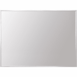 Elegant MR72736S Grace Modern Silver Wall Mirror