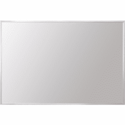 Elegant MR73042S Grace Modern Silver Wall Mounted Mirror