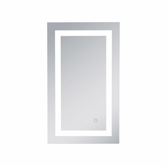 Elegant MRE11830 Helios Contemporary Silver LED Mirror