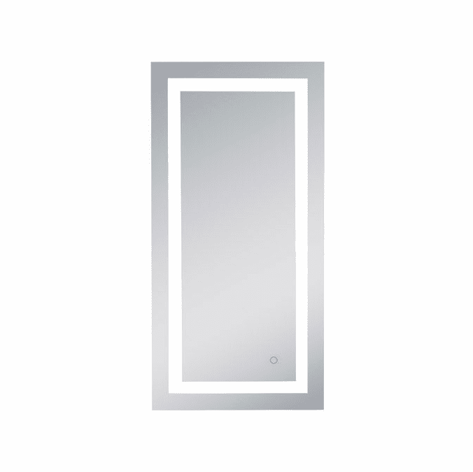 Elegant MRE12040 Helios Contemporary Silver LED Mirror
