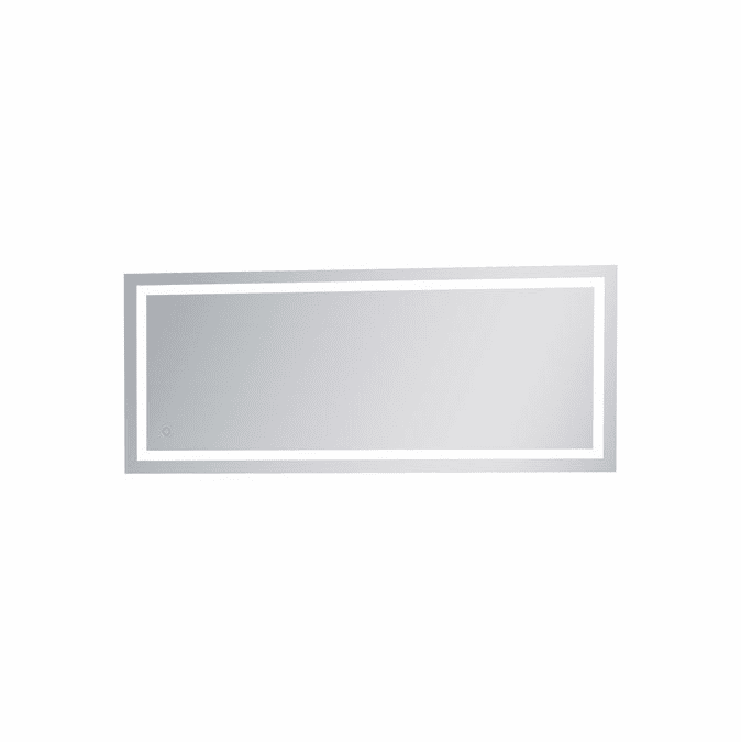 Elegant MRE13072 Helios Contemporary Silver LED Wall Mounted Mirror