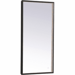 Elegant MRE6048BK Pier Black LED Mirror