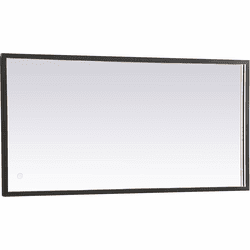 Elegant MRE62030BK Pier Black LED Mirror