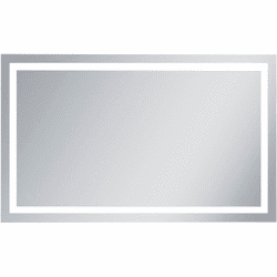Elegant MRE73660 Nova Modern Silver Wall Mounted Mirror