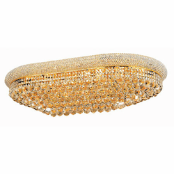 Elegant V1800F40SG-RC Primo Gold Ceiling Light Fixture