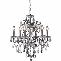 Elegant V2015D24DB/RC St. Francis Dark Bronze Chandelier Lighting