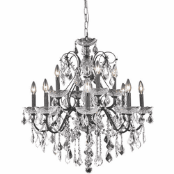 Elegant V2015D28DB/RC St. Francis Dark Bronze Lighting Chandelier