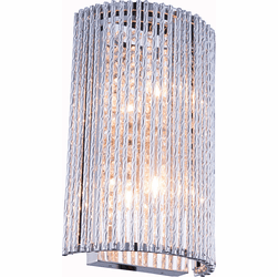 Elegant V2092W7C-RC Influx Chrome Halogen 7" Wall Sconce Lighting