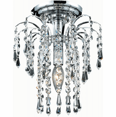 Elegant V6801F9C-RC Falls Chrome 9" Ceiling Light Fixture
