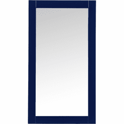 Elegant VM21832BL Aqua Contemporary Blue Wall Mirror