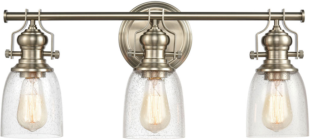 Elk Home Showroom 66626-3 Chadwick Satin Nickel 3-Light Bathroom ...
