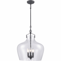 Elk Home 16584/3 Davenport Vintage Aged Zinc Pendant Light