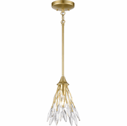 Elk Home 18304/1 Flora Grace Contemporary Champagne Gold Mini Pendant Lamp