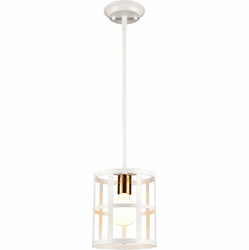 Elk Home 18396/1 Wescott Contemporary Matte White Mini Pendant Lamp