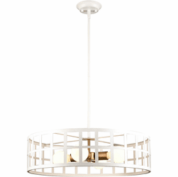 Elk Home 18398/4 Wescott Contemporary Matte White 23" Hanging Pendant Light