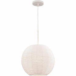 Elk Home 52255/1 Sophie Modern White Coral 14" Pendant Light
