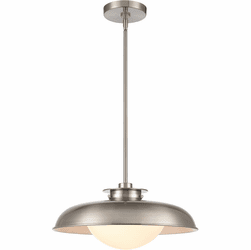 Elk Home 69593/1 Neale Modern Satin Nickel Drop Ceiling Light Fixture