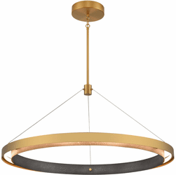 Elk Home 70318/LED Fagan Modern Brushed Brass LED Pendant Light Fixture