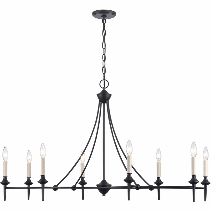 Elk Home 89698/8 Solomon Matte Black Hanging Chandelier EKH896988