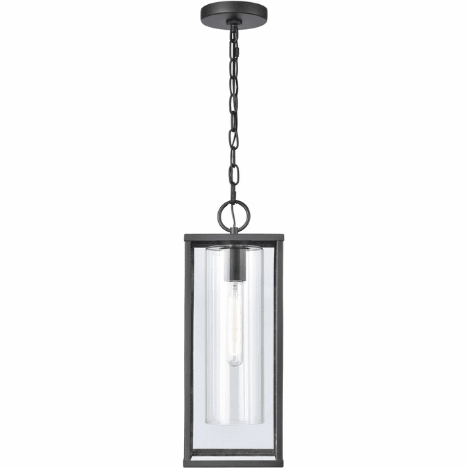 Elk Home 90013/1 Augusta Contemporary Matte Black Outdoor Drop Lighting