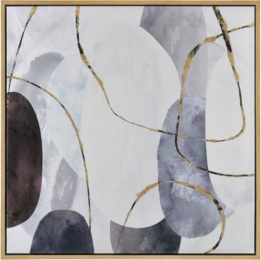 Elk Home S00269275 Kenner Modern Gray / Gold / Gold Wall Décor EKH