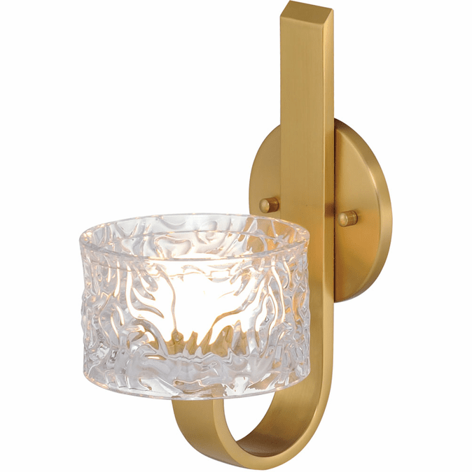 ET2 E11080-124NAB Elysian Modern Natural Aged Brass LED Wall Sconce Lighting