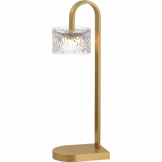 ET2 E11087-124NAB Elysian Contemporary Natural Aged Brass LED Lighting Table Lamp