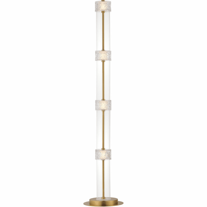 ET2 E11088-124NAB Elysian Contemporary Natural Aged Brass LED Floor Lamp