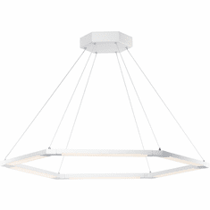 ET2 E21235-MW Rotator Modern Matte White LED Hanging Light