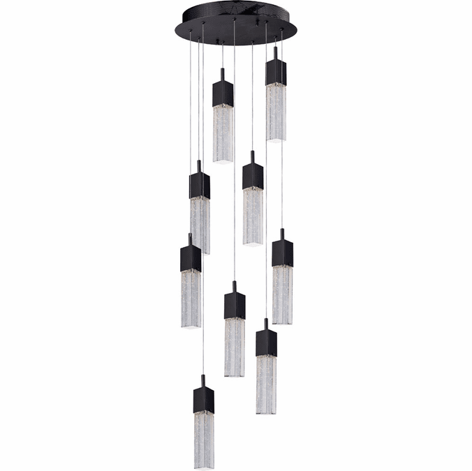 ET2 E22769-89BZ Fizz III Contemporary Bronze LED Multi Hanging Light