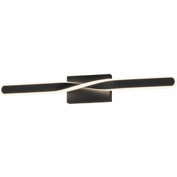 ET2 E24153-BK Pirouette Contemporary Black LED 32" Bathroom Lighting Fixture