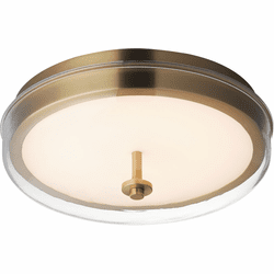 ET2 E24660-18NAB Voto Contemporary Natural Aged Brass LED Ceiling Lighting Fixture