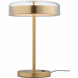 ET2 E24669-18NAB Voto Modern Natural Aged Brass LED Table Lamp