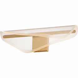 ET2 E24712-144GLD Manta Contemporary Gold 24" Bathroom Lighting Sconce