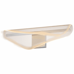 ET2 E24712-144PC Manta Modern Polished Chrome 24" Bathroom Vanity Lighting