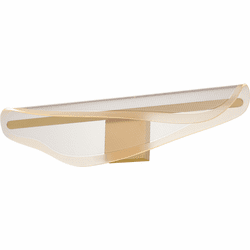 ET2 E24713-144GLD Manta Modern Gold LED 30" Bathroom Light